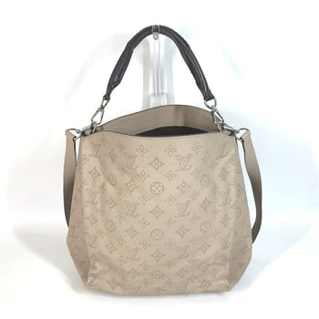 Louis Vuitton Shoulder Bag M50032 Monogram Mahina Leather Beige Monogram Mahina Babylonepm Babylone