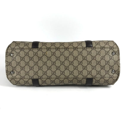 Gucci Shoulder Bag 114595 Gg Supreme Canvas, Leather Beige Monogram Gg Supreme