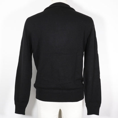 Louis Vuitton Knit Rm172Q Kc7 Han42W Cashmere Black Cardigan Mens Xs
