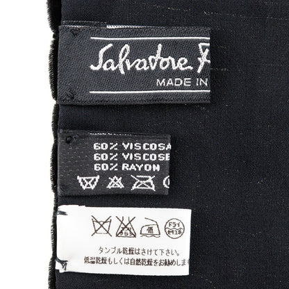 Salvatore Ferragamo Stall Rayon, Silk Black Women