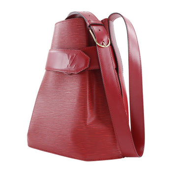 Louis Vuitton Shoulder Bag M80207 Epi Leather Red Sack De Paul Women