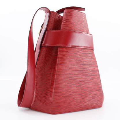 Louis Vuitton Shoulder Bag M80207 Epi Leather Red Sack De Paul Women