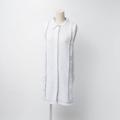 Chanel One Piece P54091 Knit Light Blue Women 34