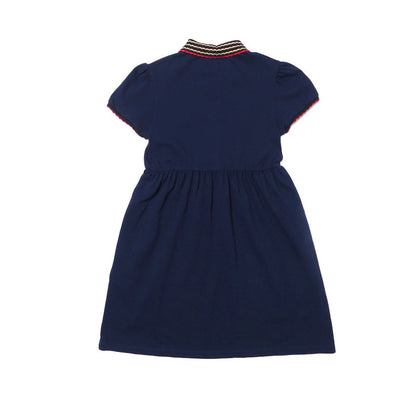 Gucci One Piece Cotton Navy Girls 12