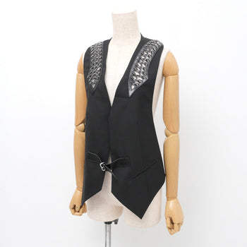 Louis Vuitton Vest 95% Wool, 5% Silk Black Women 36