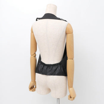 Louis Vuitton Vest 95% Wool, 5% Silk Black Women 36