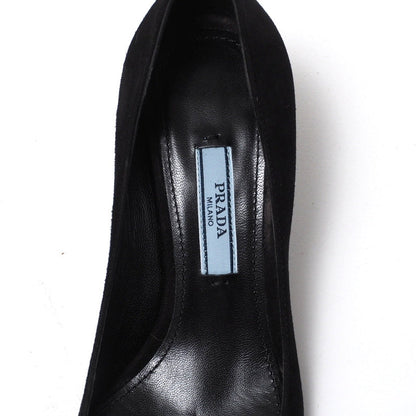 Prada Pumps 1I170I Leather Black Women 34