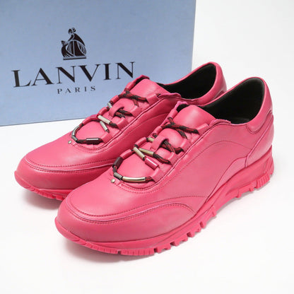 Lanvin Sneakers Sklrbp Genuine Leather Pink 10