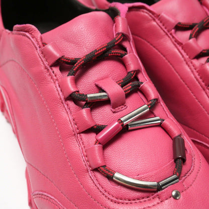 Lanvin Sneakers Sklrbp Genuine Leather Pink 10