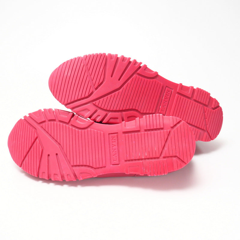 Lanvin Sneakers Sklrbp Genuine Leather Pink 10
