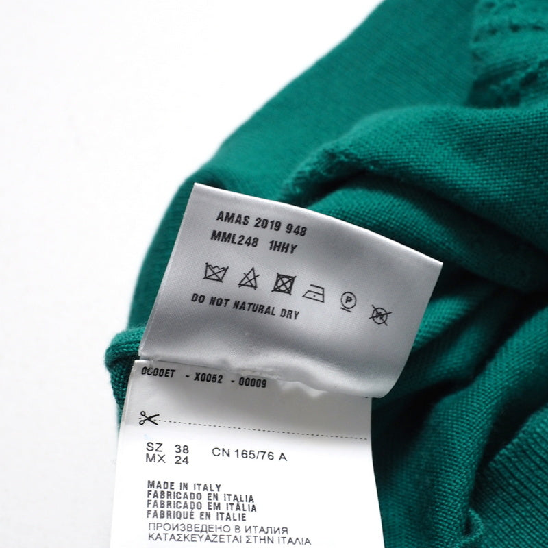 Miu Miu Sweater Mml248 Wool Green Women 38
