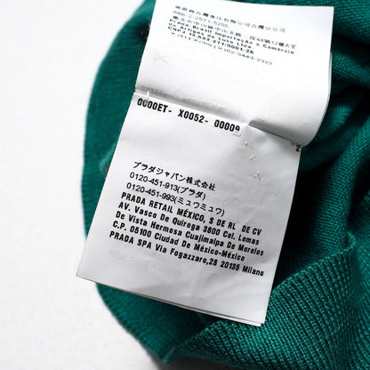 Miu Miu Sweater Mml248 Wool Green Women 38