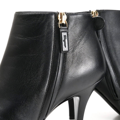 Salvatore Ferragamo Boots Leather Black Women 5D