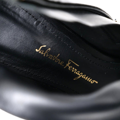 Salvatore Ferragamo Boots Leather Black Women 5D
