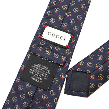 Gucci Tie Silk Navy 148X3.1
