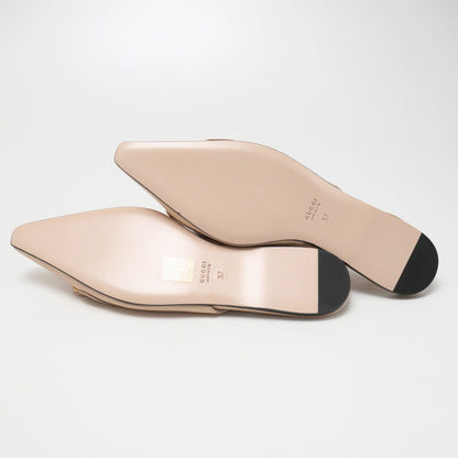 Gucci Pumps 626725 Leather Beige Women 37