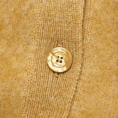 Gucci Cardigan 635162 Wool Mustard With Brooch Oversize Women M (170/92Y)