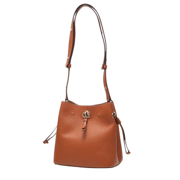Kate Spade Shoulder Bag Wkru7063 Cowhide Light Brown / Gold Women
