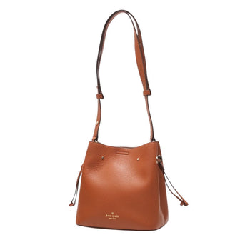 Kate Spade Shoulder Bag Wkru7063 Cowhide Light Brown / Gold Women