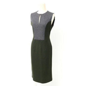 Fendi One Piece Fd8201 100% Wool Grey / Khaki Women 42