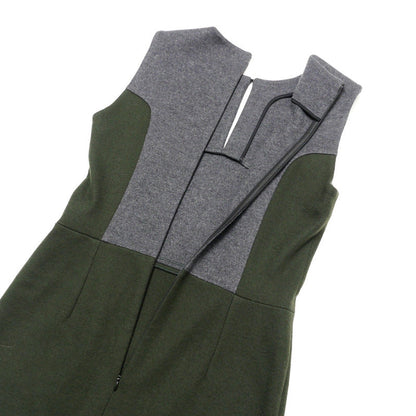 Fendi One Piece Fd8201 100% Wool Grey / Khaki Women 42