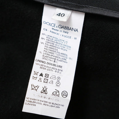 Dolce&Gabbana Coat F0H73T Race Black Women 40