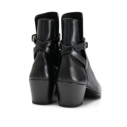 Saint Laurent Paris Boots 591999 Leather Black Women 36