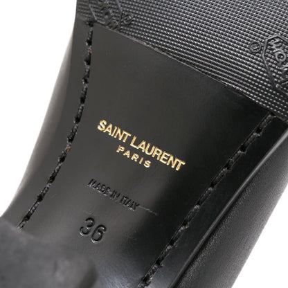 Saint Laurent Paris Boots 591999 Leather Black Women 36