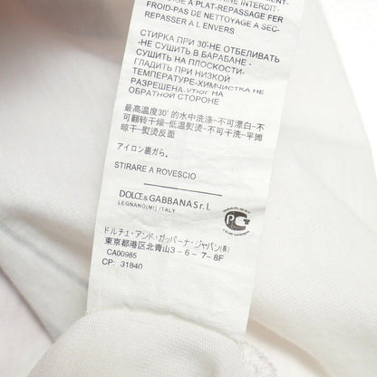 Dolce&Gabbana Short Sleeve T-Shirt Jt-F8H93T Cotton 100% White Women 36