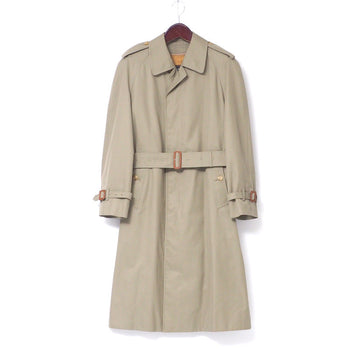 Burberry Trench Coat Cotton Khaki Beige Type Mens 170