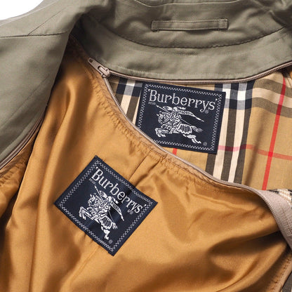 Burberry Trench Coat Cotton Khaki Beige Type Mens 170