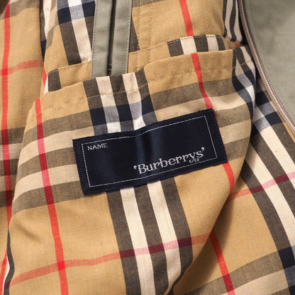 Burberry Trench Coat Cotton Khaki Beige Type Mens 170