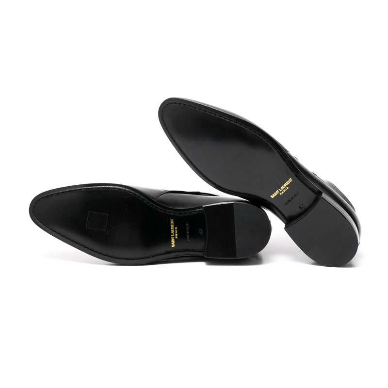 Saint Laurent Boots Wa379762 Leather Black Mens 43