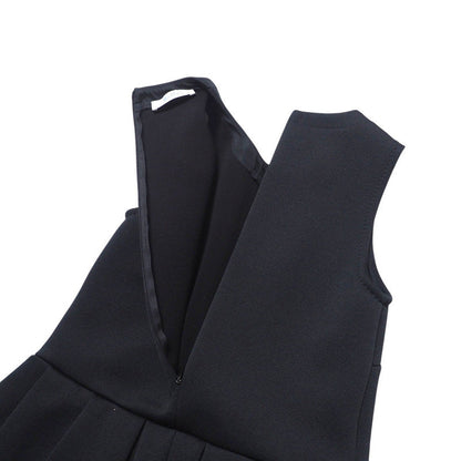 Max Mara One Piece 16310121 46% Polyester, 43% Cotton, 11% Nylon Black Women 36