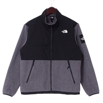 The North Face Jacket Na72051 Polyester Black Grey Denali Mens Xl