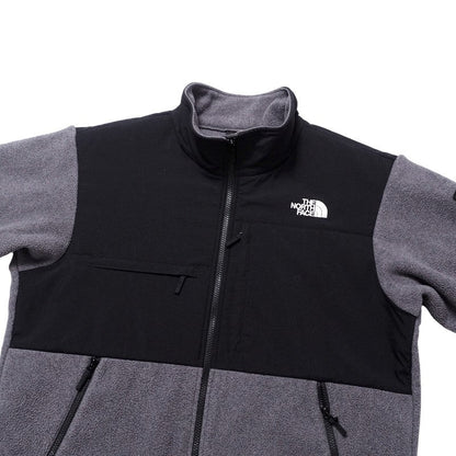The North Face Jacket Na72051 Polyester Black Grey Denali Mens Xl
