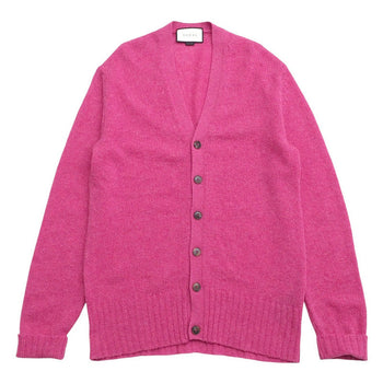 Gucci Cardigan 439224 Wool Pink Mens M