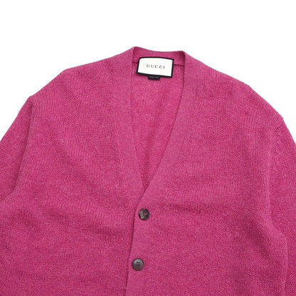 Gucci Cardigan 439224 Wool Pink Mens M