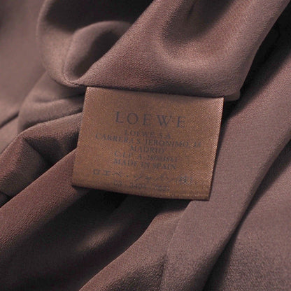 Loewe Coat Lambskin Brown Women 38