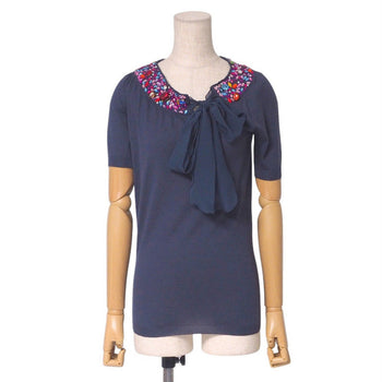Christian Dior Knit 8C13055108 Knit Navy Women 38