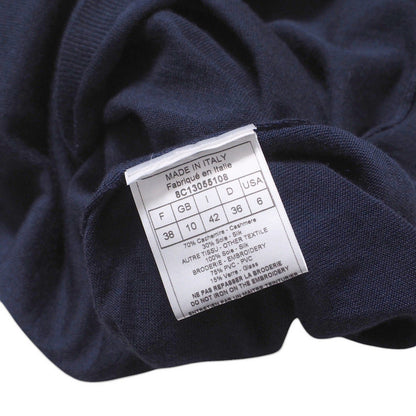 Christian Dior Knit 8C13055108 Knit Navy Women 38