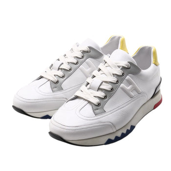 Hermes Sneakers Genuine Leather White, Yellow, Red, Navy, Gray, Black Trail Trail 42