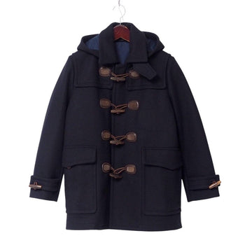 Gucci Duffel Coat 247184 Wool Navy Mens 44