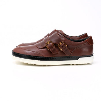 Tod'S Slip-On Xxw0Uv0K940Ziks602 Leather Brown Cassetta Uvpantofola Fibbie Zik Marrone Sc Women 35