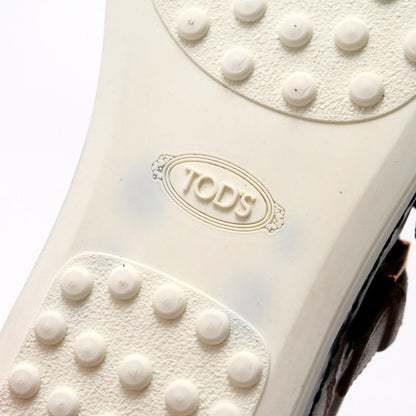 Tod'S Slip-On Xxw0Uv0K940Ziks602 Leather Brown Cassetta Uvpantofola Fibbie Zik Marrone Sc Women 35