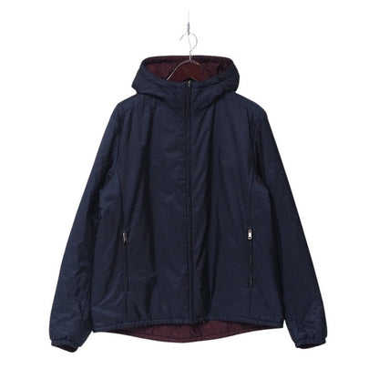 Prada Sports Jacket Sga754 Nylon Navy/Bordeaux Type Mens 56