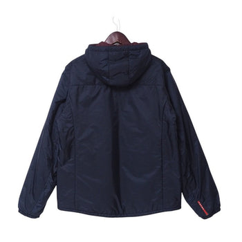 Prada Sports Jacket Sga754 Nylon Navy/Bordeaux Type Mens 56