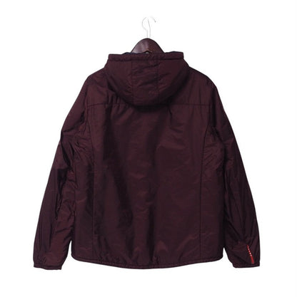 Prada Sports Jacket Sga754 Nylon Navy/Bordeaux Type Mens 56