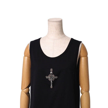 Dolce&Gabbana Tank Top Cotton Black F8H47Z Women 38
