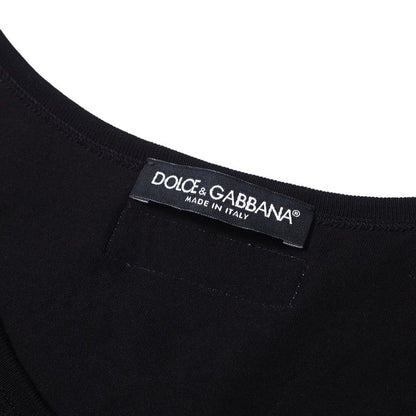 Dolce&Gabbana Tank Top Cotton Black F8H47Z Women 38